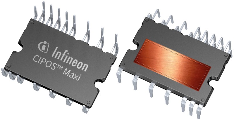 Infineon expands its 7th generation TRENCHSTOP™ IGBT7 product family with the CIPOS™ Maxi Intelligent Power Module (IPM) series for low-power motor drives.